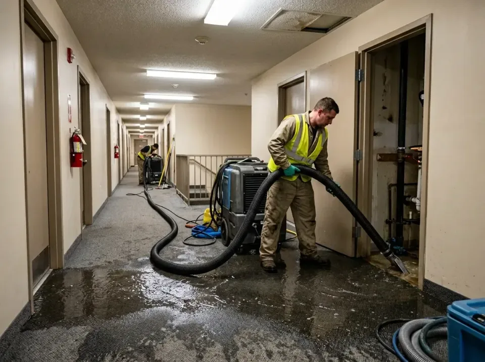 multi-unit-apartment-hallway-f-005 — frequently asked questions, Emergency Burst Pipe Water Extraction & Removal in Dyer, TN